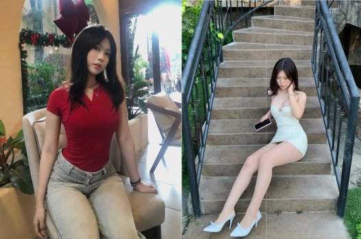 Mê hoặc như người mẫu cô học sinh chân dài rực rỡ