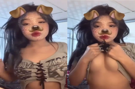 Vú cô gái đẹp phô bày khiến anh khao khát